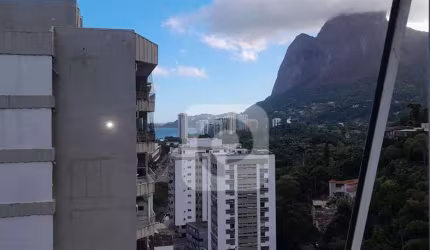 São Conrado com vista Pedra da Gávea. 2 qtos com 114m² e 1 vg.