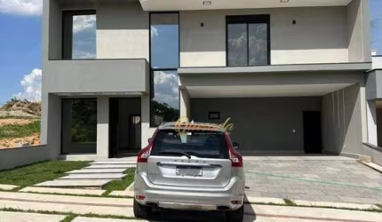 Sobrado novo à venda, 3 suítes, piscina, Condomínio London Park, Indaiatuba.