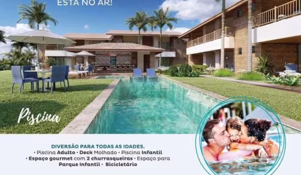 Casa de condomínio para venda possui 61 metros quadrados com 2 quartos