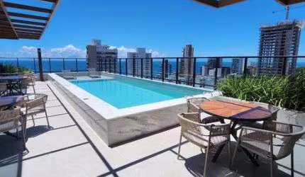 Apartamento Studio na Barra com 1|4, 01G e 37M²