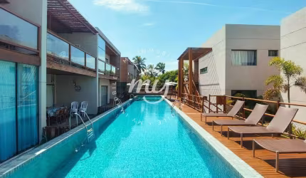 Imbassaí| Casa Amarela| Village Térreo 72 m2| 2 Quartos| Garden| 2 Vagas| Entre o Rio e o Mar
