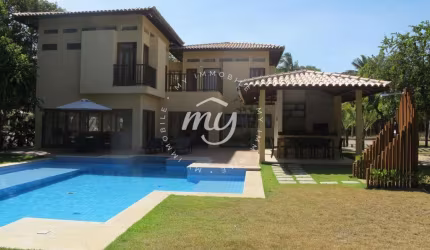 Costa do Sauipe| Casa Duplex com 415m²| Mobiliada| 4 Suites| 5 Vagas