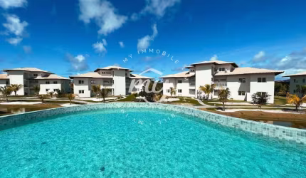 Praia do Forte|Piscinas Naturais|Village Térreo 92m²|3 Quartos|2 Vagas|Nascente|Mobiliado