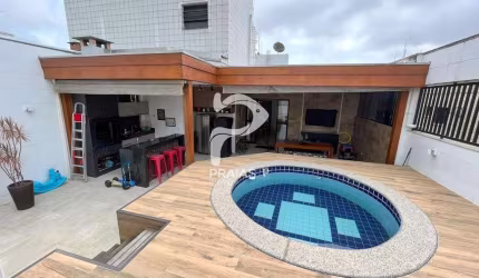 Cobertura com 3 quartos à venda na Antonio Alonso Gonzales, --, Jardim Astúrias, Guarujá por R$ 949.000