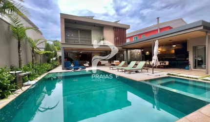 Casa em condomínio fechado com 5 quartos à venda na Alameda das Aroeiras, --, Riviera, Bertioga por R$ 9.200.000