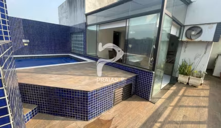 Cobertura com 3 quartos à venda na Rua Santos, --, Pitangueiras, Guarujá por R$ 1.100.000
