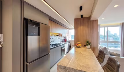 Apartamento decorado e mobiliado, no centro de NH