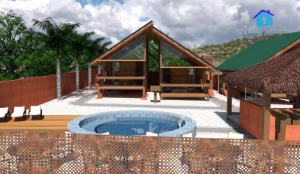 Bangalô ecológico com vista mar em Tabatinga!