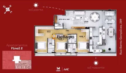 Apartamento 3 dormitórios à venda Nossa Senhora das Dores Santa Maria/RS