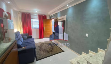 Sobrado com 4 dormitórios, energia solar, 4 vagas de garagem à venda, 191 m² por R$ 690.000 - Jardim Santa Lídia - Mauá/SP