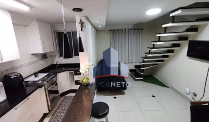 Cobertura com 2 dormitórios à venda, 91 m² por R$ 390.000,00 - Parque São Vicente - Mauá/SP
