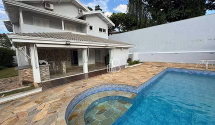 Casa com 4 dormitórios para alugar, 329 m² por R$ 14.500/mês - Alphaville - Campinas/SP