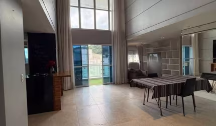 Soho Tamboré 106m2 - Pé-Direito Duplo e 2 Vagas - Andar Alto!