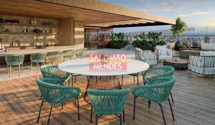 Vende apartamento, Suíte, sacada gourmet, 2 vagas - Batista Campos