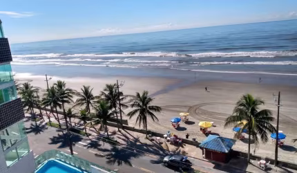 Apartamento Frente Mar para Venda em Mongaguá, Vila Dinapólis, 3 dormitórios, 1 suíte, 2 banheiros, 1 vaga
