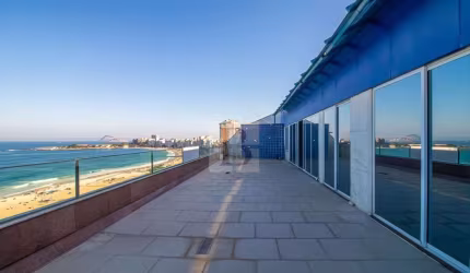 Luxuosa Cobertura à Venda em Copacabana - 4 Quartos, 4 Suítes, 3 Salas, 6 Banheiros, 1 Vaga - 425m² - Rio de Janeiro-RJ