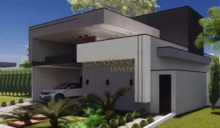 Casa Terrea à venda de 256m² | 3 dormitórios, sendo suítes e 2 vagas de garagem | Condominio Residencial Malibu - Residencial Colinas | Caçapava