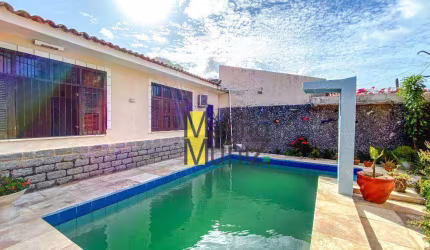 Casa ampla com 3 quartos e lazer privativo à venda, 180 m² por R$ 650.000 - Papicu - Fortaleza/CE