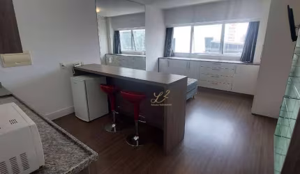 Excelente Studio Mobiliado em Home Club no Centro Cívico, com 31m²!