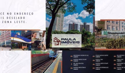 Apartamento com 2 dormitórios à venda por R$ 245.000 - ANÁLIA FRANCO na Vila Regente Feijó - São Paulo/SP