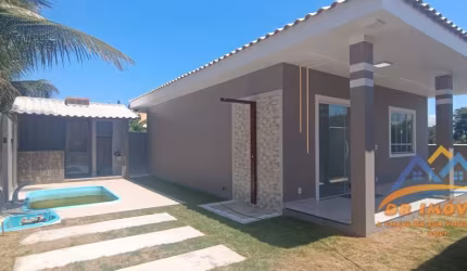 DR Linda casa 2 quartos sendo 1 suíte pronta entrega -  Unamar - Cabo Frio/RJ