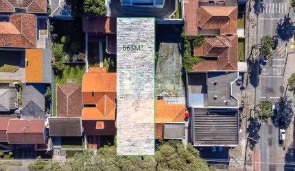 Terreno à venda na Rua Francisco Negrão, Água Verde, Curitiba por R$ 1.380.000