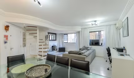 Cobertura Duplex 3 dormitórios e 2 vagas no Coração do Bairro Bigorrilho