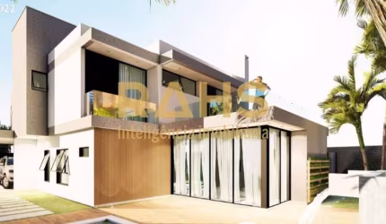 Terreno plano pronto para construir já com projeto de uma linda residência com alvará de construção medindo 450 m² (15x30) à venda no Bom Retiro