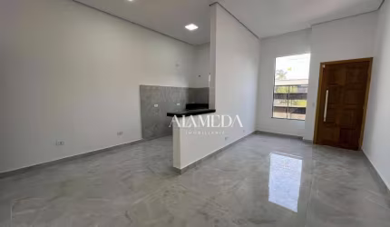 Casa com 3 Quartos Sendo 01 Suíte Nunca Habitada à venda, 80 m² por R$ 395.000 - Jardim Montecatini - Londrina/PR
