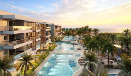 Apartamento para Venda em Aquiraz, Porto das Dunas, 1 dormitório, 1 suíte, 1 banheiro, 1 vaga