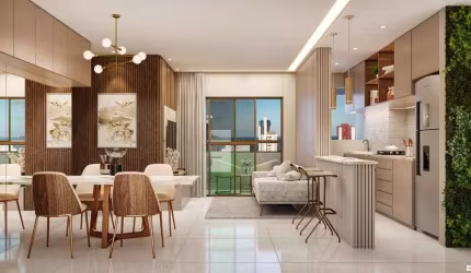 Apartamento na planta 61metros, com 2 quartos em Candeias PRISCILA 8199548.3101