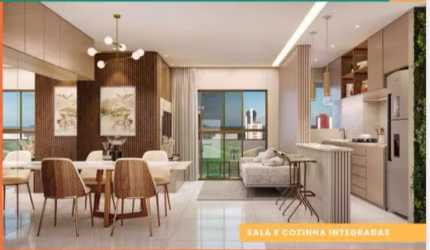 Apartamento para venda em Candeias, com 58m², 2 quartos, 1 suíte e varanda.