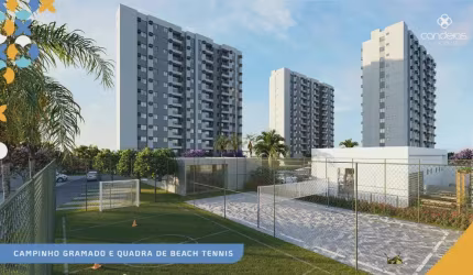 Candeias Candeias Life Club Apartamento  3 quartos sendo 1 suíte, Varanda, 1 vaga