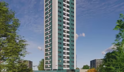 Edf. Adaucto José de Melo | Apartamento 2 quartos (1 suíte) 48m² | Varanda