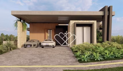 Casa em Construção no Condomínio Prado dos Álamos | 4 Suítes e Piscina