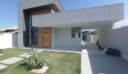 Maravilhosa casa 3 Quartos (1 suíte) estilo moderna no Jd. Atlântico Leste