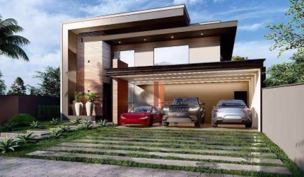 Sobrado com 4 dormitórios à venda, 299 m² por R$ 2.700.000,00 - Condomínio Residencial Reserva Ecológica Atibaia - Atibaia/SP