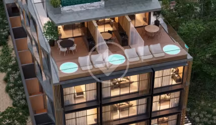 Flat Pé na Areia  - 18 m² em Jardim Oceania - João Pessoa - PB