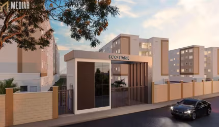 Eco Park Eusébio - Apartamentos com 2 quartos, varanda e opções com giardino.