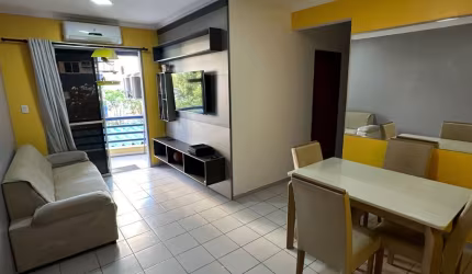 BOSQUE DOS INGLESES, Constantino Nery.  Mobiliado, 87 m², 3qts/1ste e 1 vg coberta