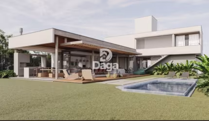 Casa Alto Padrão em Vargem do Bom Jesus, Florianópolis/SC
