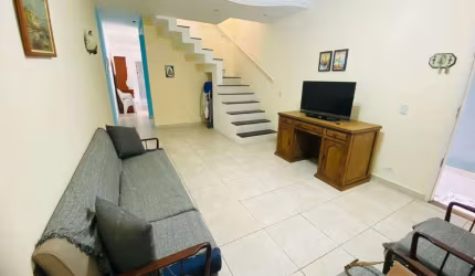 Casa à Venda - Guilhermina, Praia Grande - 170m2  - 3 suítes