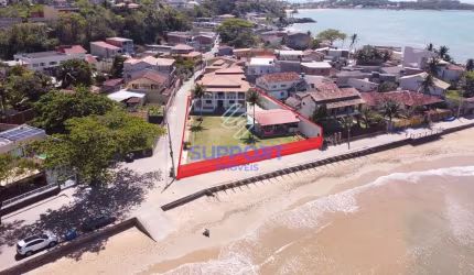 Espetacular Casa Duplex Frente Mar com terreno plano na paradisíaca Praia de Parati em Anchieta-ES
