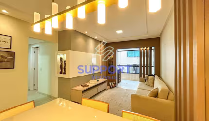 Apartamento 3 quartos na Praia de Muquiçaba, quadra do mar e andar alto