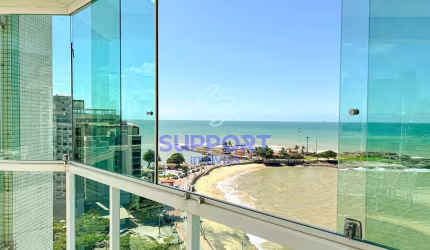 Cobertura 4 quartos no Centro de Guarapari, decorada e com vista para o mar