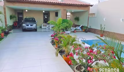 Casa térrea com 324 m2 - 3 suítes - Capim Macio - Area Gourmet com Piscina - 4 vagas - Financiavel