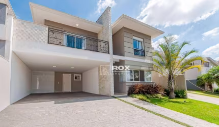 Casa em condomínio com piscina, 4 suítes à venda, 307 m² por R$ 3.198.000 - Santa Felicidade - Curitiba/PR