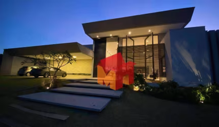 Casa com 5 dormitórios à venda, 760 m² por R$ 8.000.000,00 - Condomínio Damha Golf - São Carlos/SP