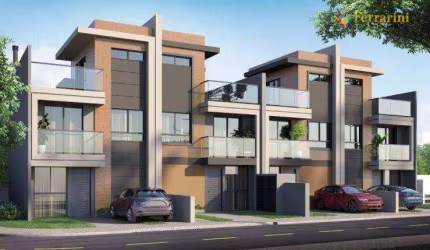 Casa com 3 dormitórios à venda, 132 m² por R$ 996.954,49 - Santa Cândida - Curitiba/PR