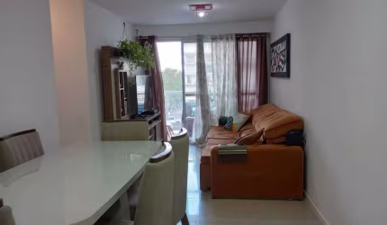 Apto Alto Padrão, 91m² original 3 suítes, varanda gourmet, 2 vagas na escritura e vista pro lazer, em Resort no Recanto do Recreio.